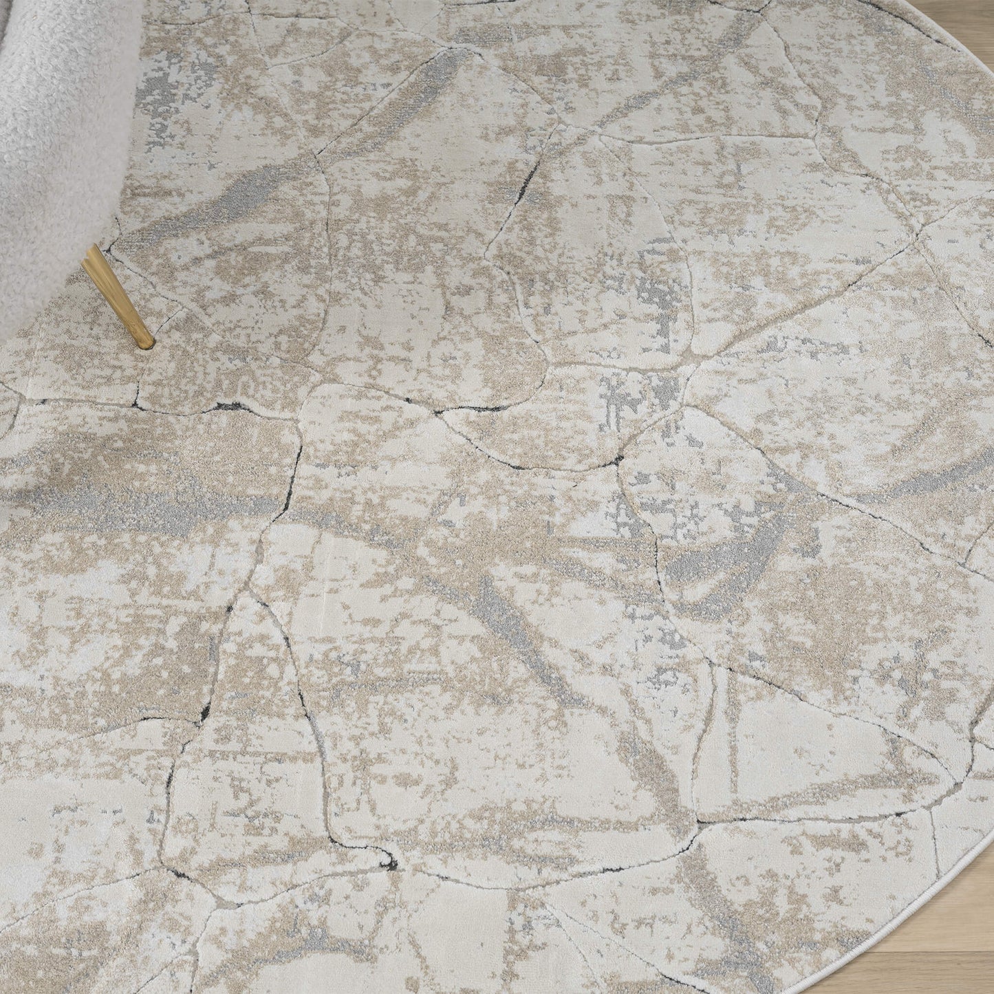 Westora 734 Pebble Round Saray Rugs