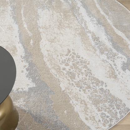 Westora 735 Slate Round Saray Rugs