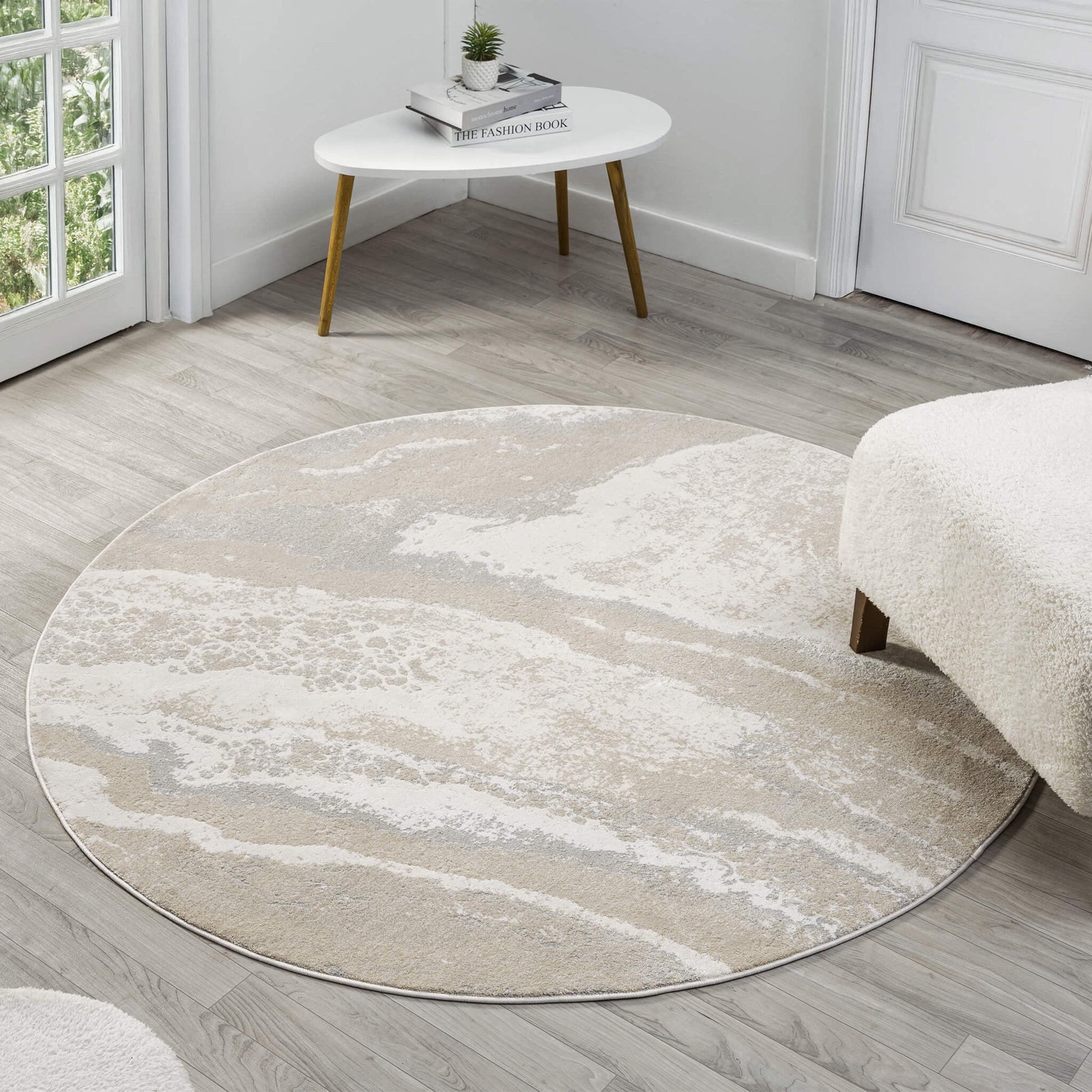 Westora 735 Slate Round Saray Rugs