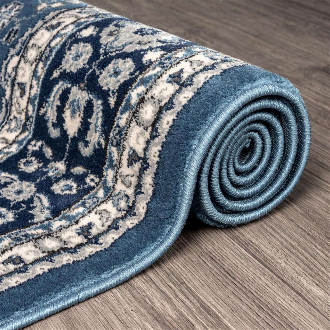 Serena 895 Navy Floor Rug Saray Rugs