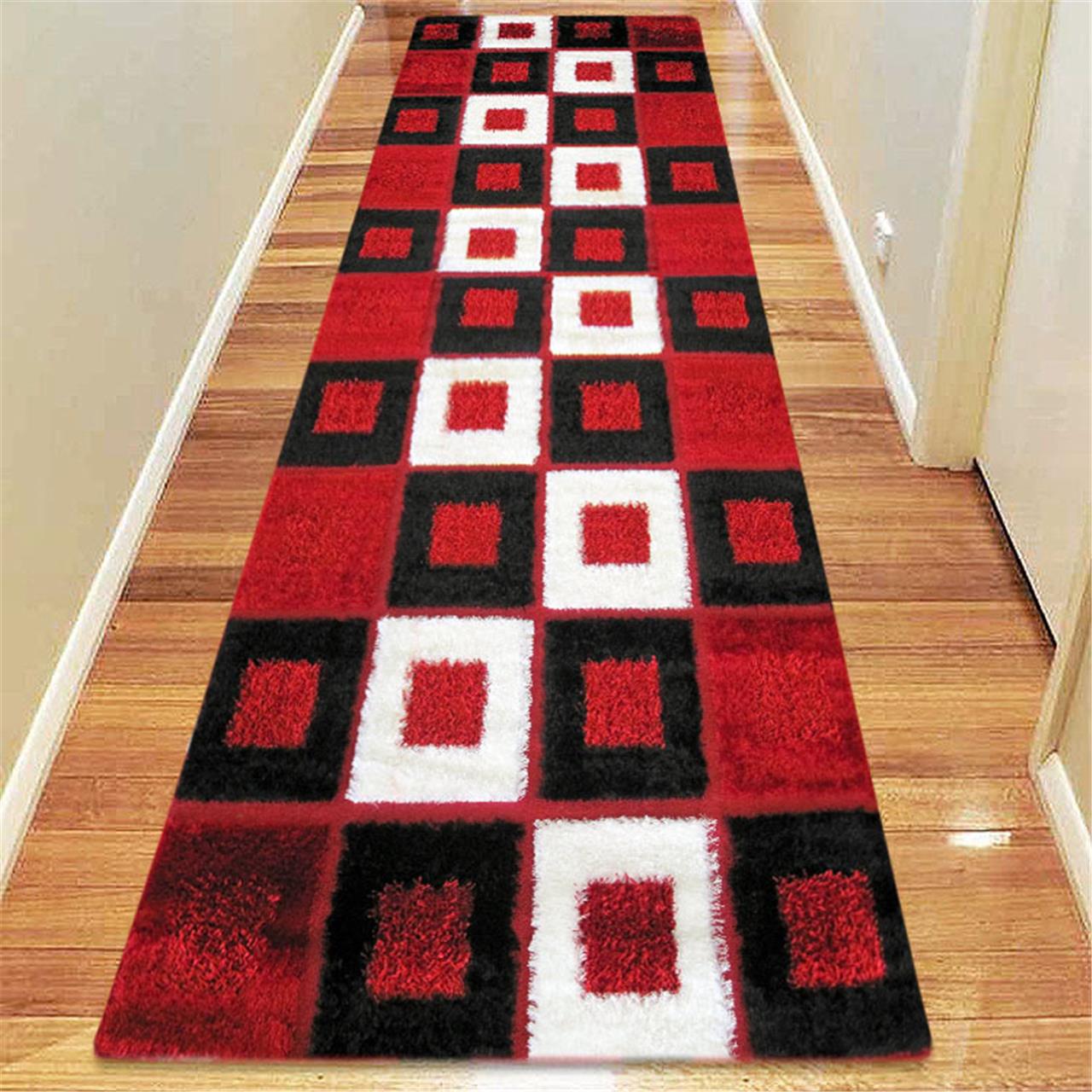 Luxury Shaggy Rug 5328 grey Hallway Shaggy Runner Saray Rugs