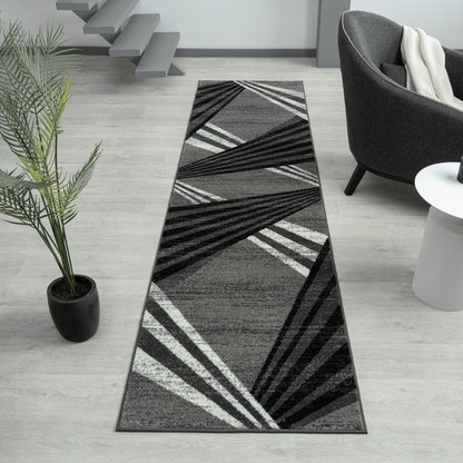 Adore 2317 Grey Runner Saray Rugs