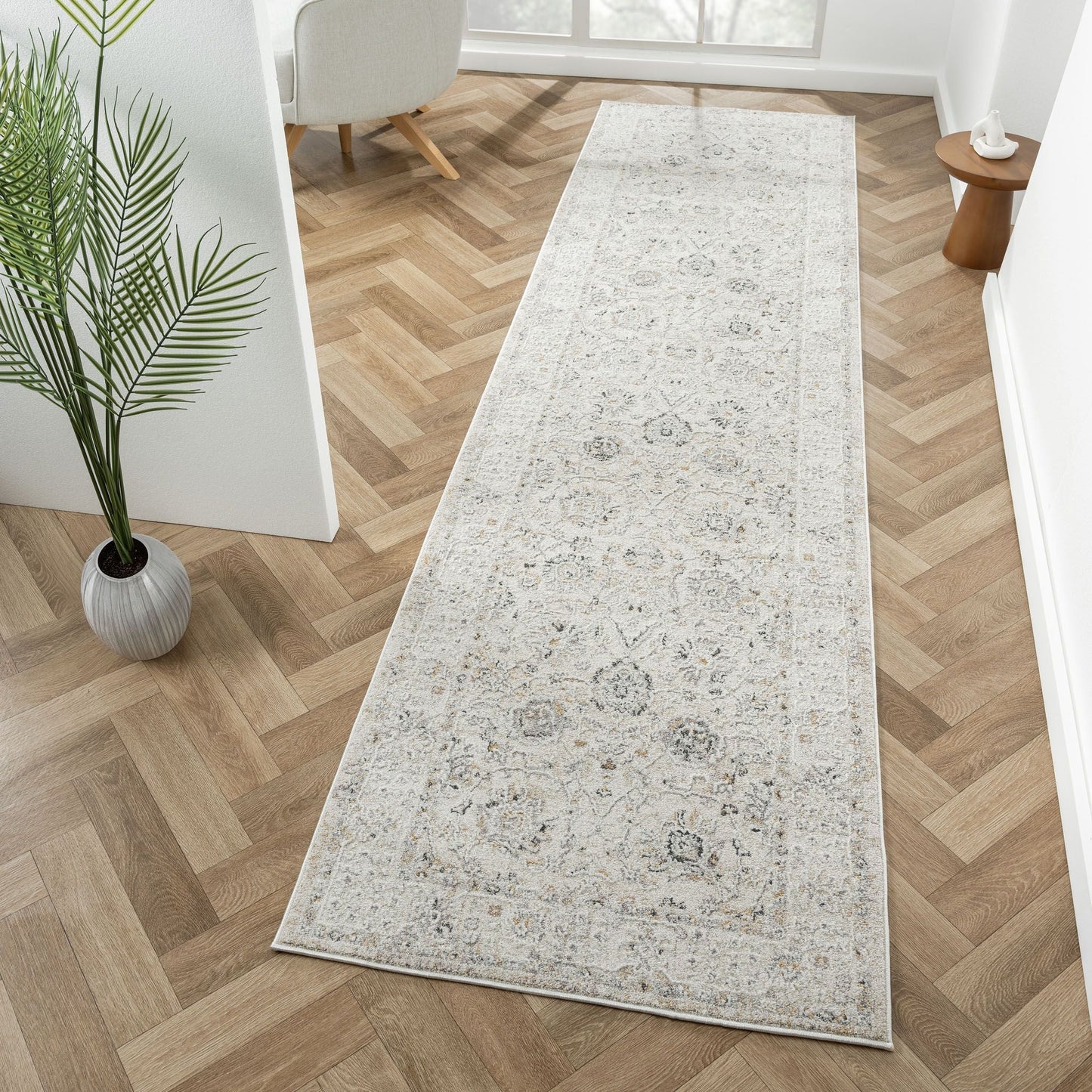 Elfida 466 Sand Runner Rug