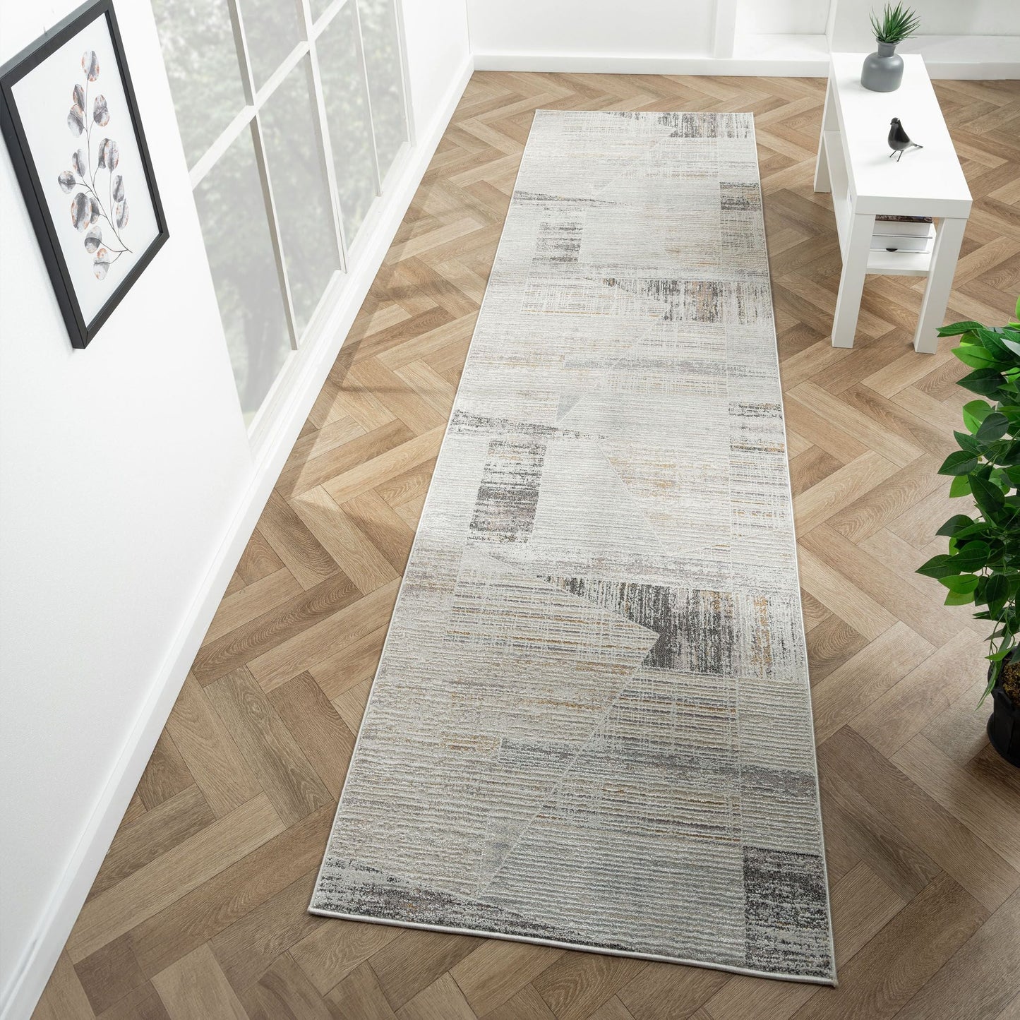 Elfida 468 Slate Runner Rug