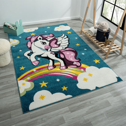 Kidszone 581 Blue Saray Rugs