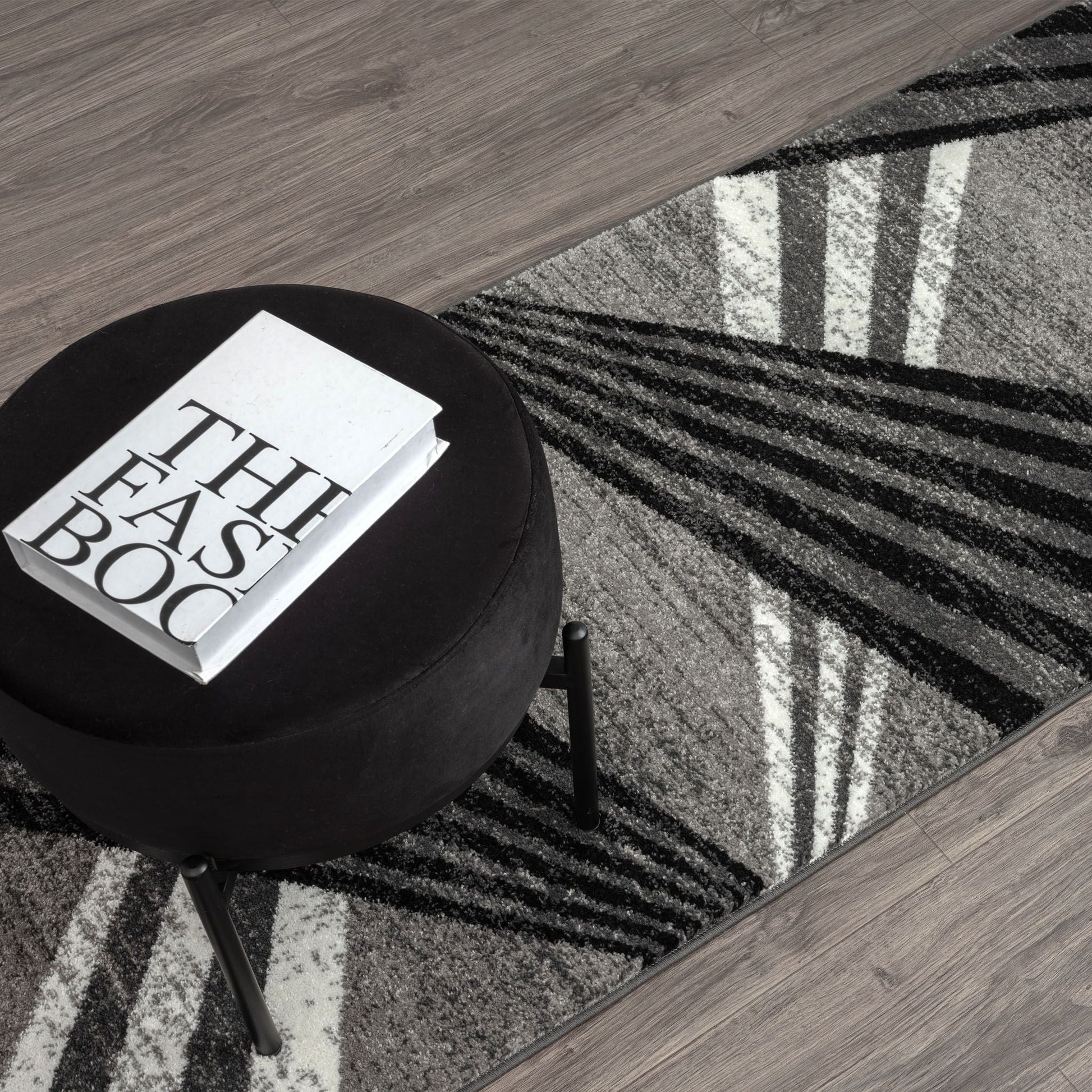 Adore 2317 Grey Runner Saray Rugs