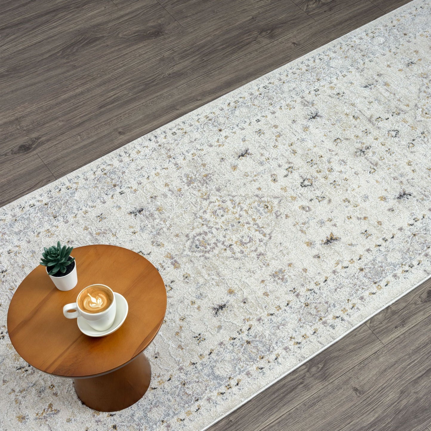 Elfida 467 Stone Runner Rug