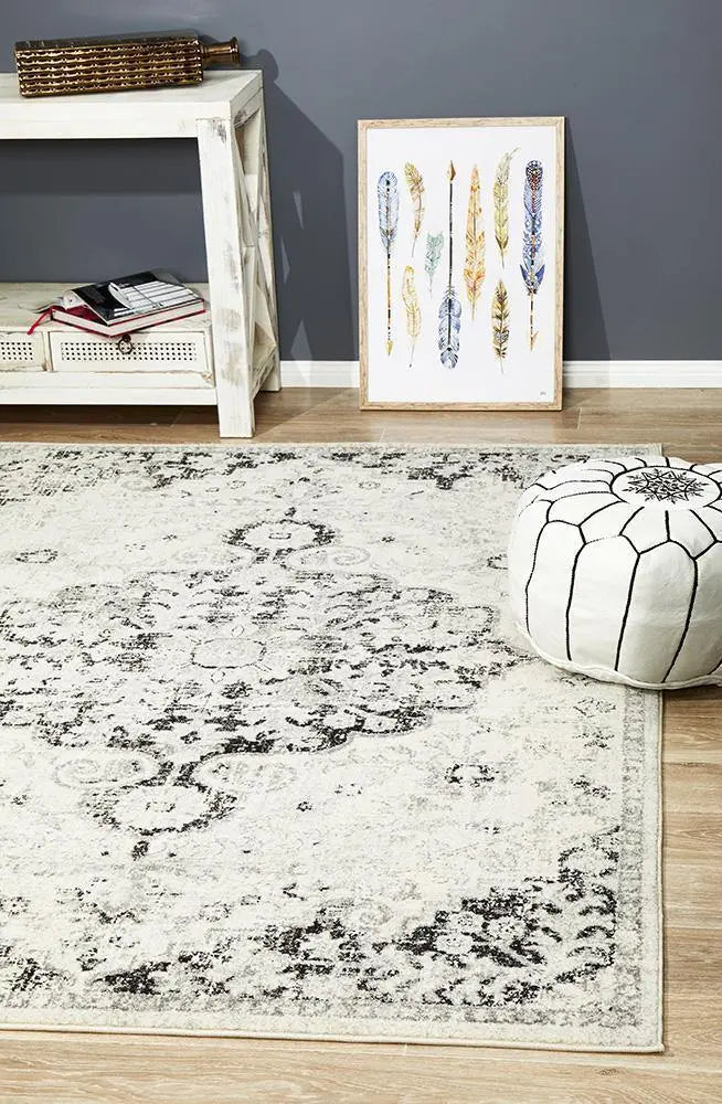 Admire 860 Charcoal Rug, POWER-LOOMED Rugs, Traditional Rugs in Australia Unitex