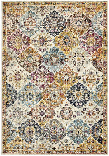 Admire 861 Rust Rug from Modern Rugs Collection, Bohemian Rust Rug, 100% Polypropylene Rugs Unitex