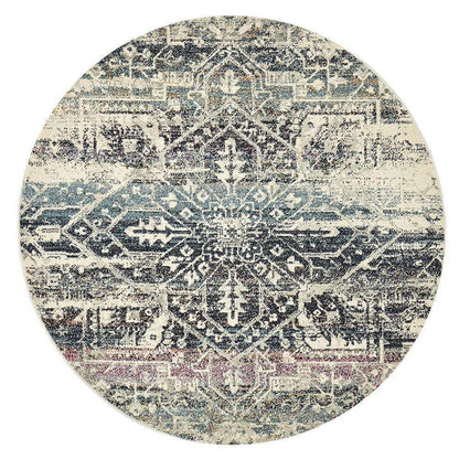 Admire 865 BLUE Rug, 100% Polypropylene, Power loomed Rugs, Made in Turkey Unitex