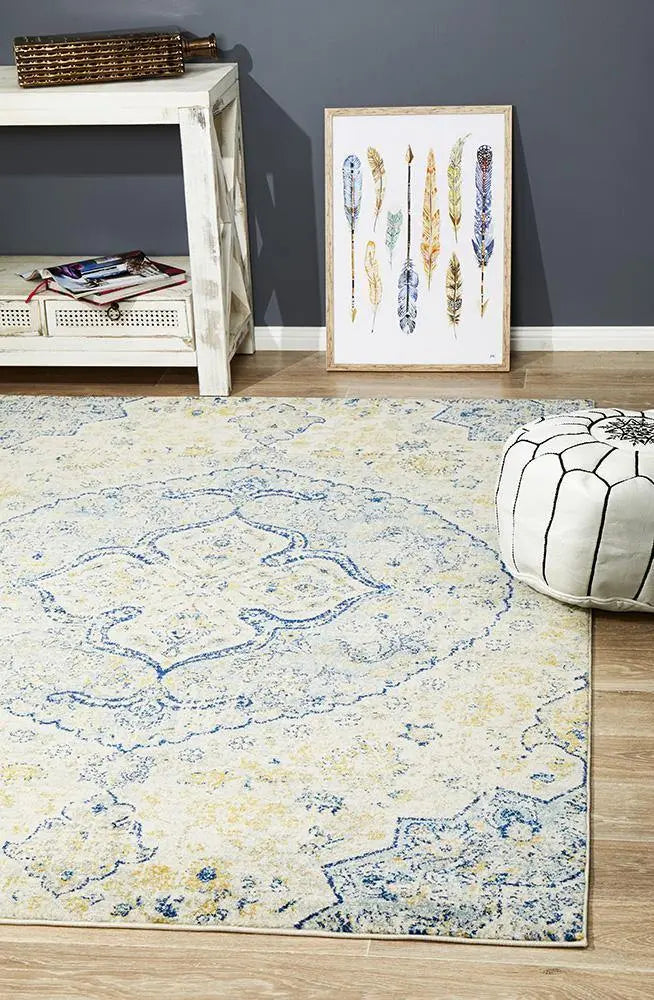 Admire 867 SKY Rug, Large Rugs, Area Rugs, 100% Polypropylene, Traditional Rugs Unitex