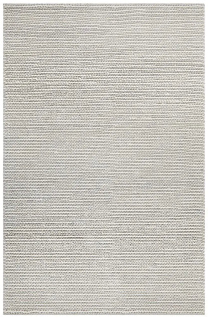 Afroza 327 White Wool and Viscose Rug Unitex