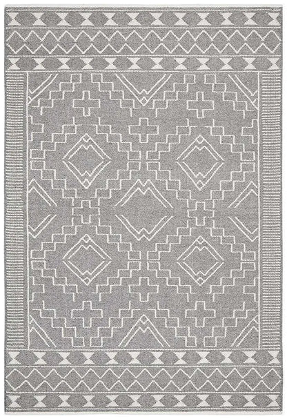 Amber 802 Grey Wool Rug, 100 % Wool Rugs, HAND LOOMED Rugs Unitex