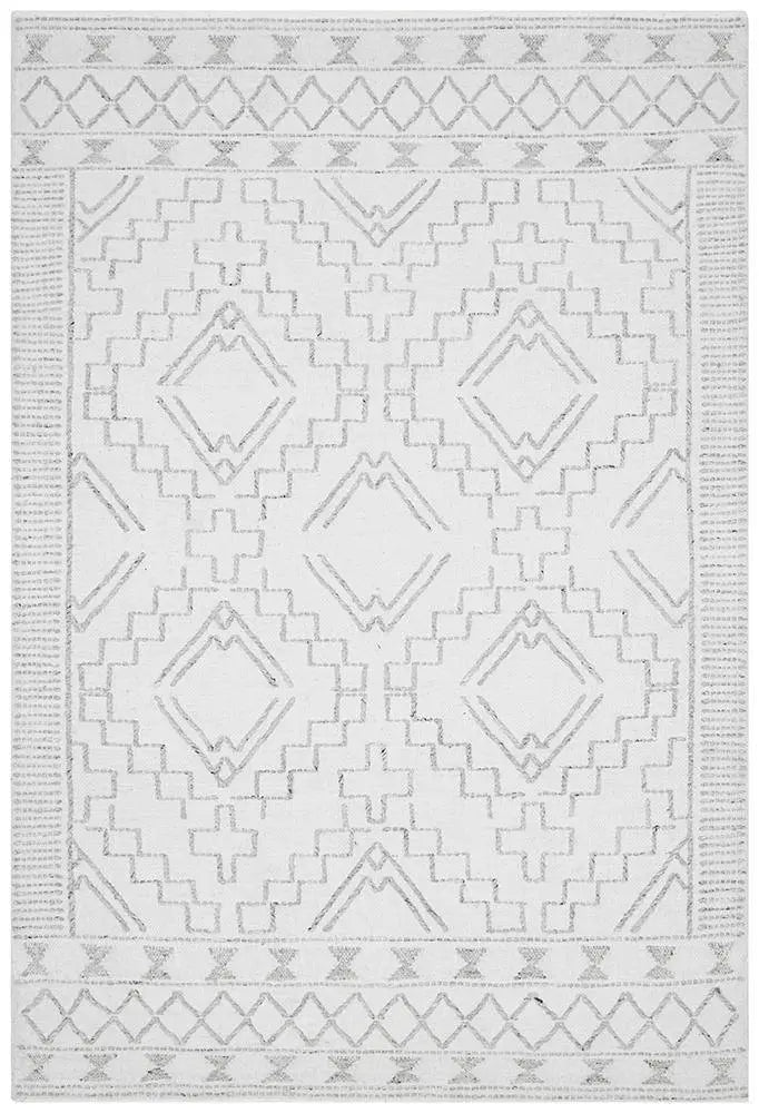 Amber 802 Ivory Wool Rug Unitex