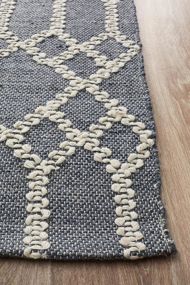 Amber 805 Blue Natural Rug Unitex