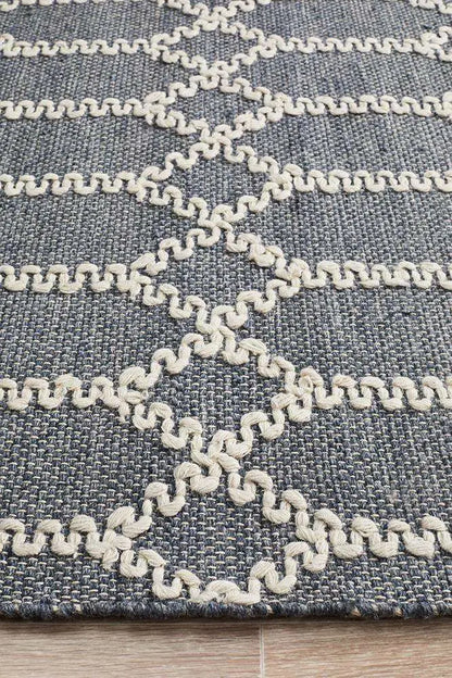 Amber 805 Blue Natural Rug Unitex