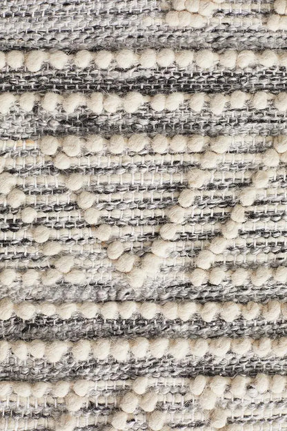 Amber 806 SILVER WOOL RUG Unitex