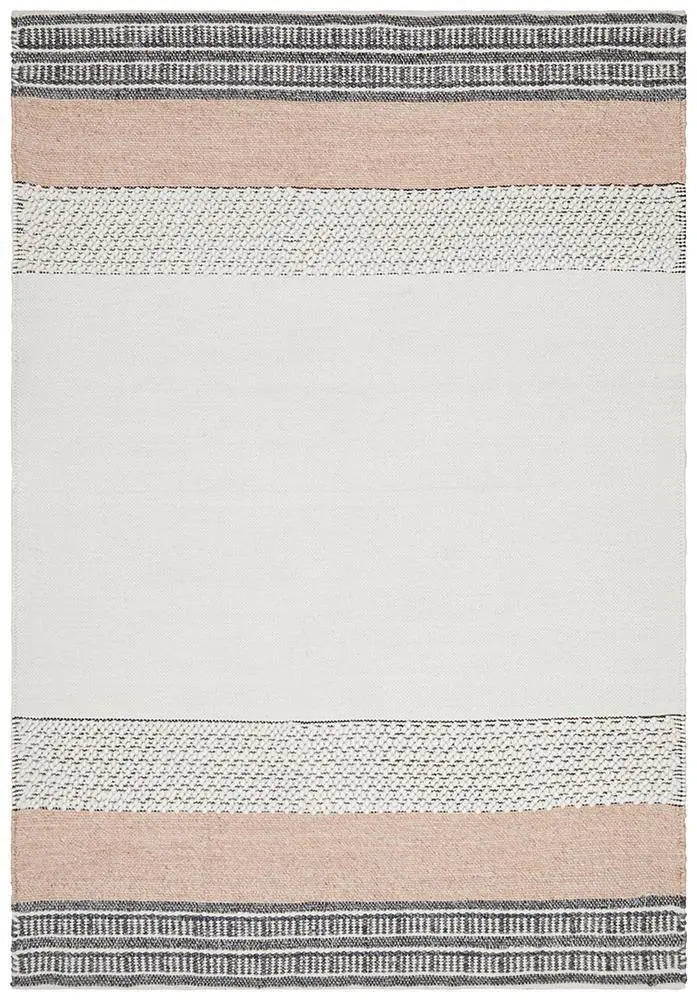 Amber 809 Peach Natural Rug, Modern Rugs, HAND LOOMED Rugs Unitex