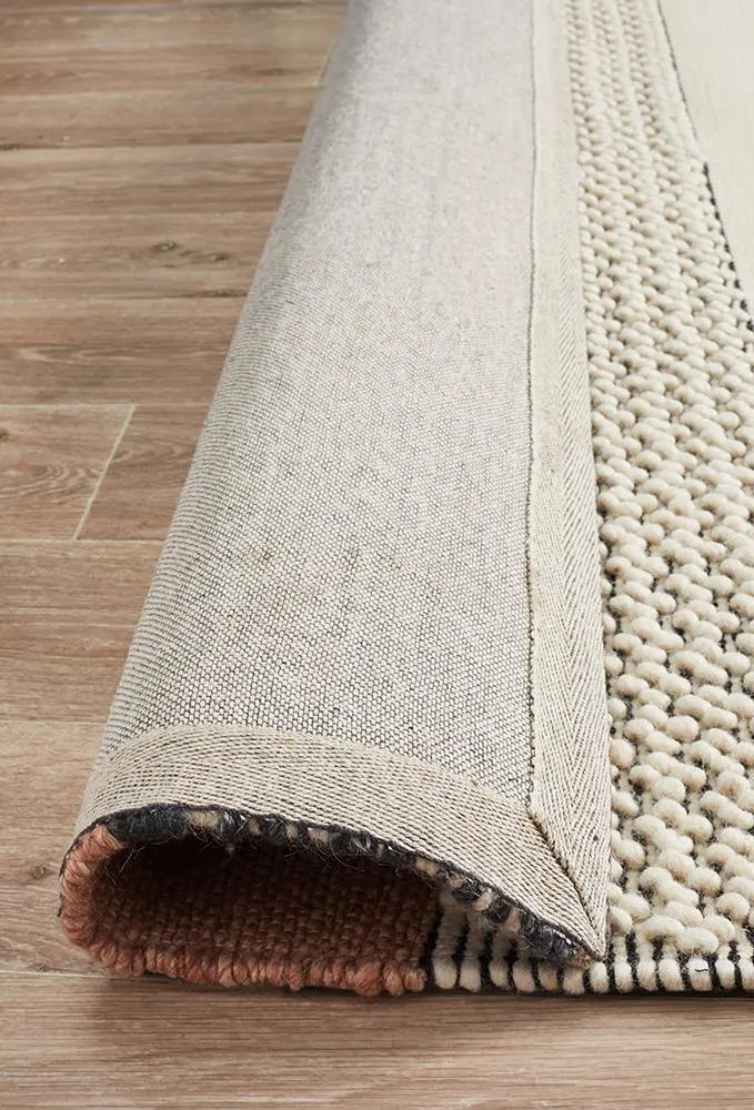 Amber 809 Peach Natural Rug, Modern Rugs, HAND LOOMED Rugs Unitex