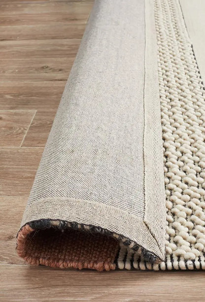 Amber 809 Peach Natural Rug, Modern Rugs, HAND LOOMED Rugs Unitex