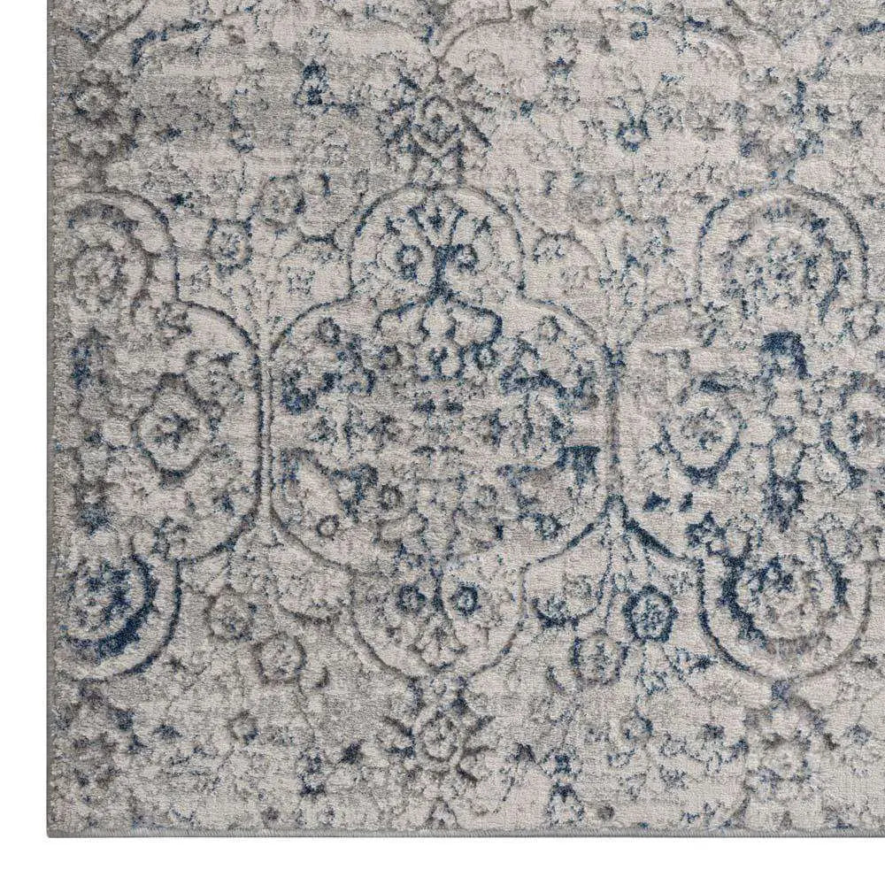 Ashfield 29 Blue Grey Hallway runner Saray Rugs