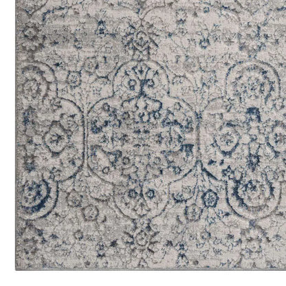 Ashfield 29 Blue Grey Hallway runner Saray Rugs