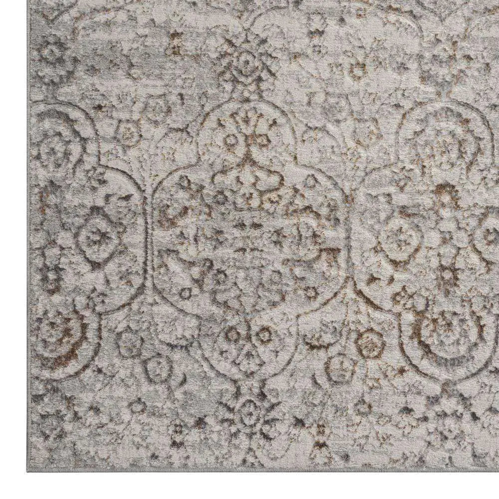 Ashfield 29 Grey Beige Hallway Runner Saray Rugs