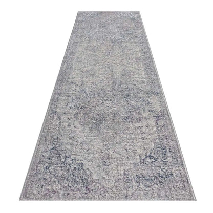 Ashfield 9 Purple Grey Hallway Runner Saray Rugs