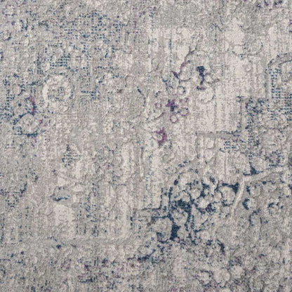 Ashfield 9 Purple Grey Hallway Runner Saray Rugs