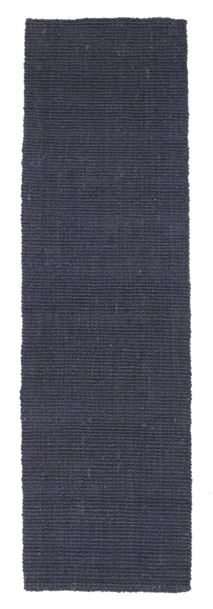 Asrin Barker Navy Jute Hallway Runner Unitex