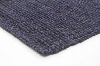 Asrin Barker Navy Jute Hallway Runner Unitex