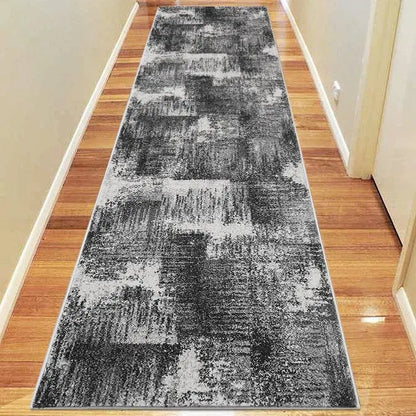 Avoca Collection 413 Grey Hallway Runner Saray Rugs