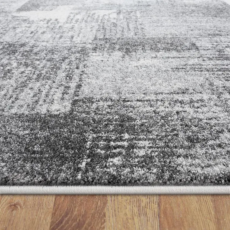 Avoca Collection 413 Grey Hallway Runner Saray Rugs