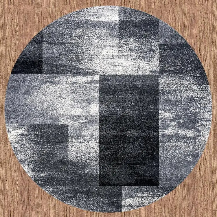 Avoca Collection 444 Grey Round Rugs Saray Rugs