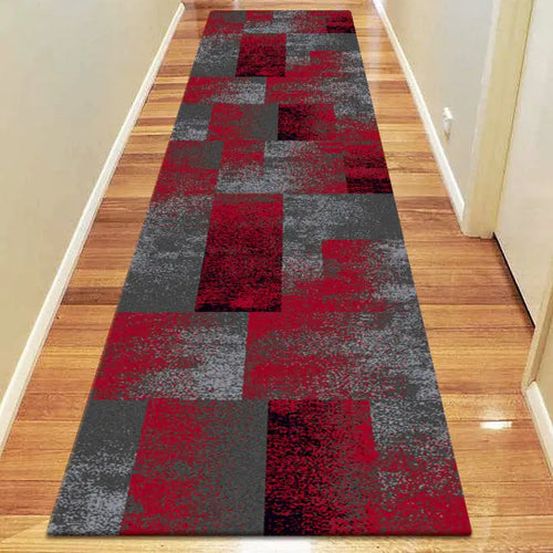 Avoca Collection 444 Red Hallway Runner Saray Rugs