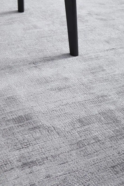 Bayliss Grey Viscose Rug RUG CULTURE