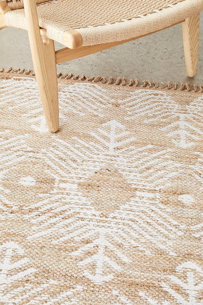 Bohoma Rosa Natural Rug RUG CULTURE