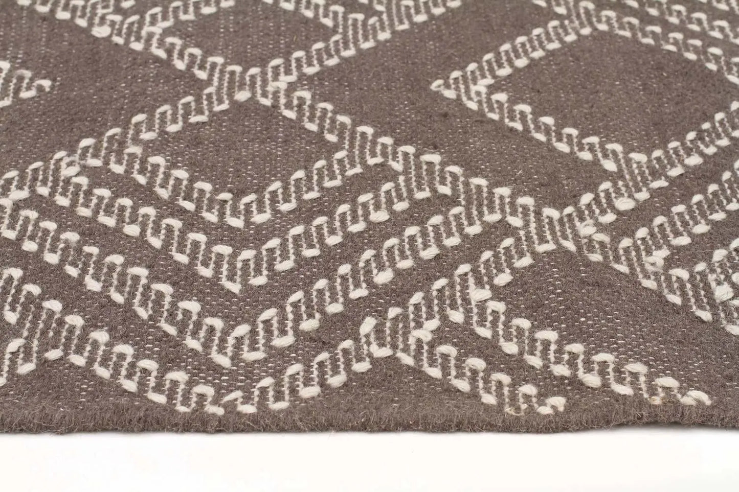 Bonita 739 Grey Wool and Viscose Rug Unitex