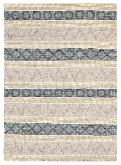 Bonita 740 Silver Wool and Viscose Rug Unitex