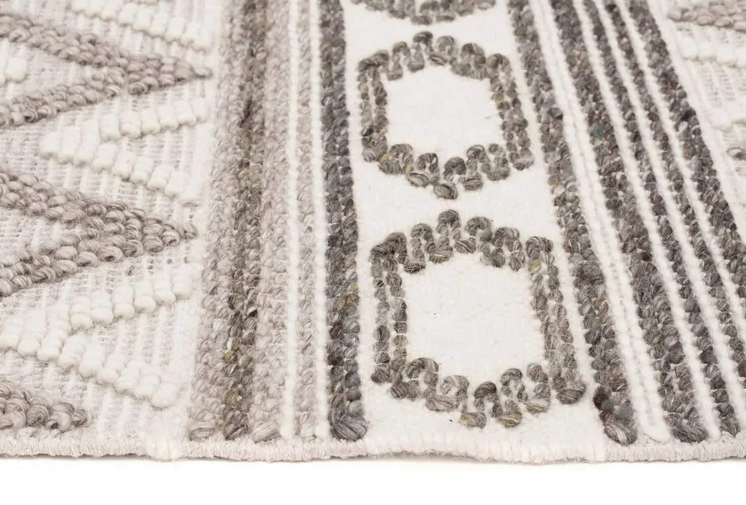 Bonita 743 Stone Wool and Viscose Rug Unitex