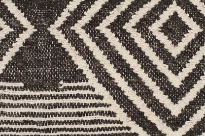 Bonita 744 Charcoal Wool and Viscose Rug Unitex