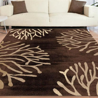 Budget Collection 2116 Brown Saray Rugs