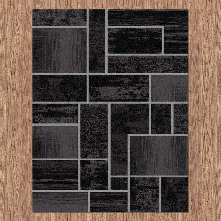 Budget Collection 2119 Black Saray Rugs