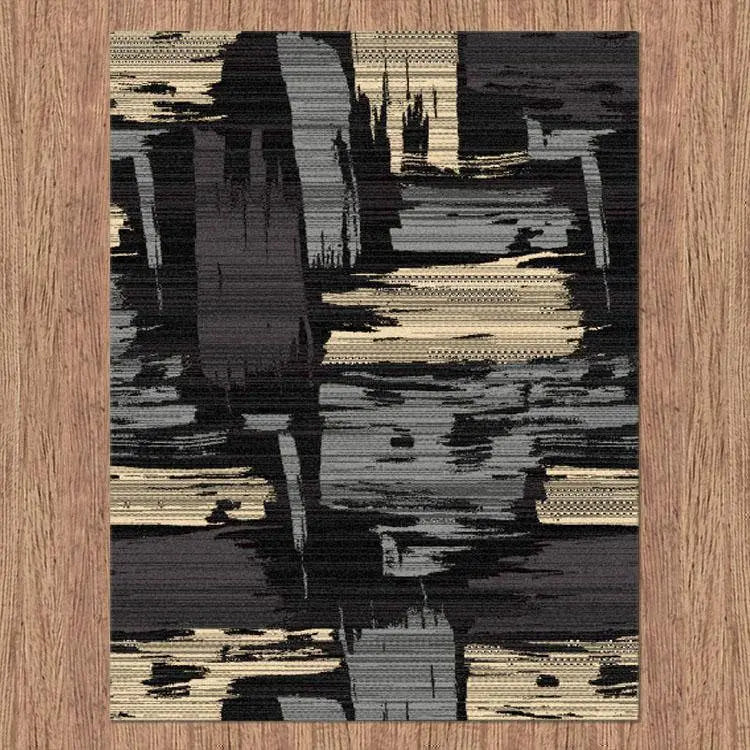 Budget Collection 2120 Black Saray Rugs