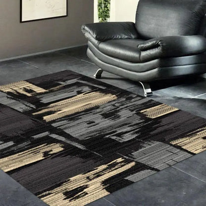 Budget Collection 2120 Black Saray Rugs