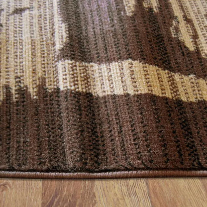 Budget Collection 2120 Brown Saray Rugs