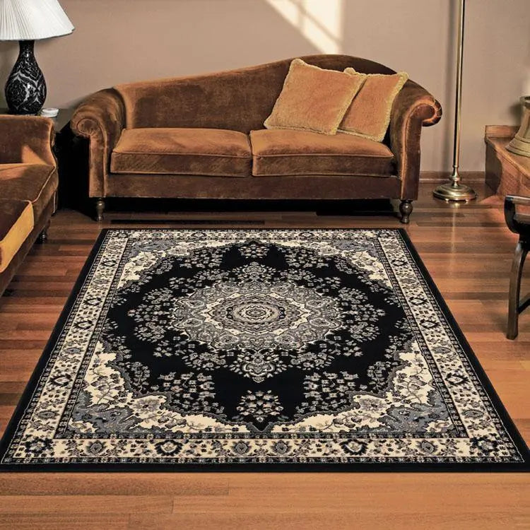 Budget Collection 3104 Black Saray Rugs