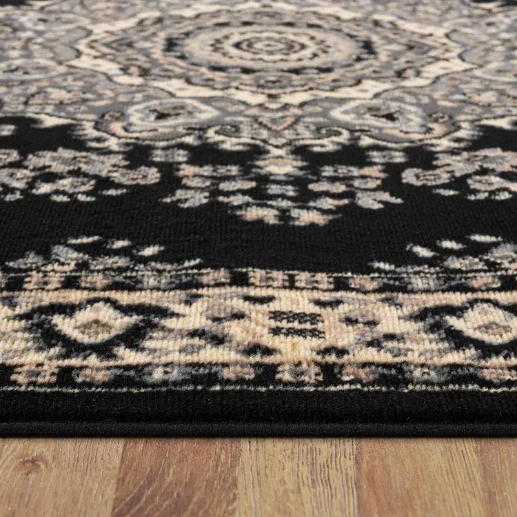 Budget Collection 3104 Black Saray Rugs