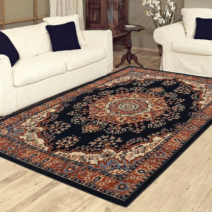 Budget Collection 3104 Navy Saray Rugs