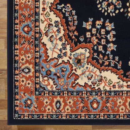 Budget Collection 3104 Navy Saray Rugs